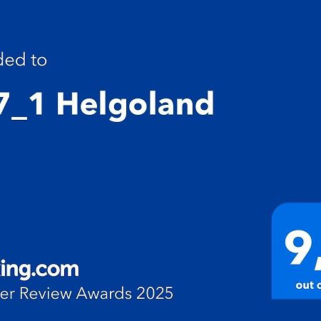ヴィルヘルムスハーフェン107_1 Helgolandアパートメント エクステリア 写真